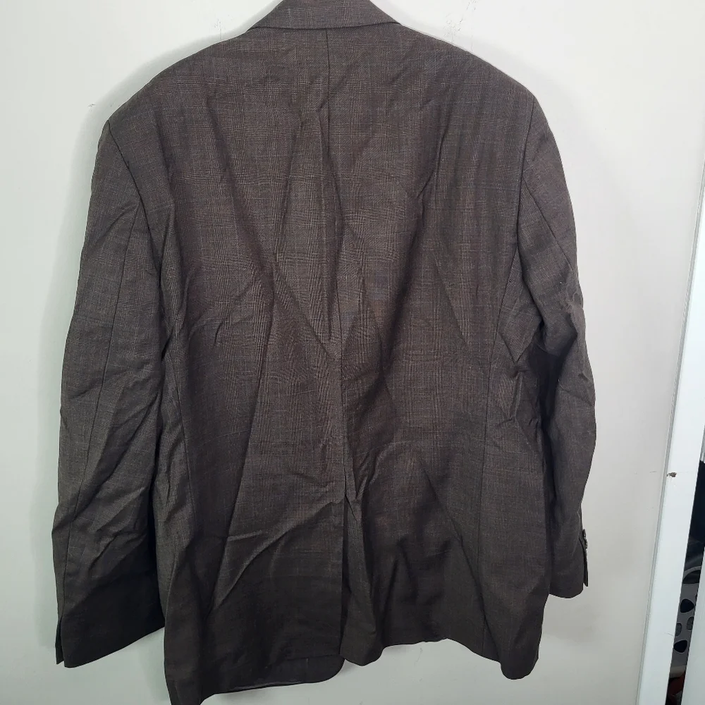 Lauren Ralph Lauren 100% Wool Men's Classic Brown Blazer SZ 44L Vintage